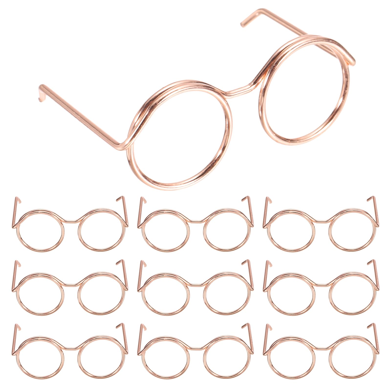 PATIKIL 1.38" Mini Doll Eyeglasses