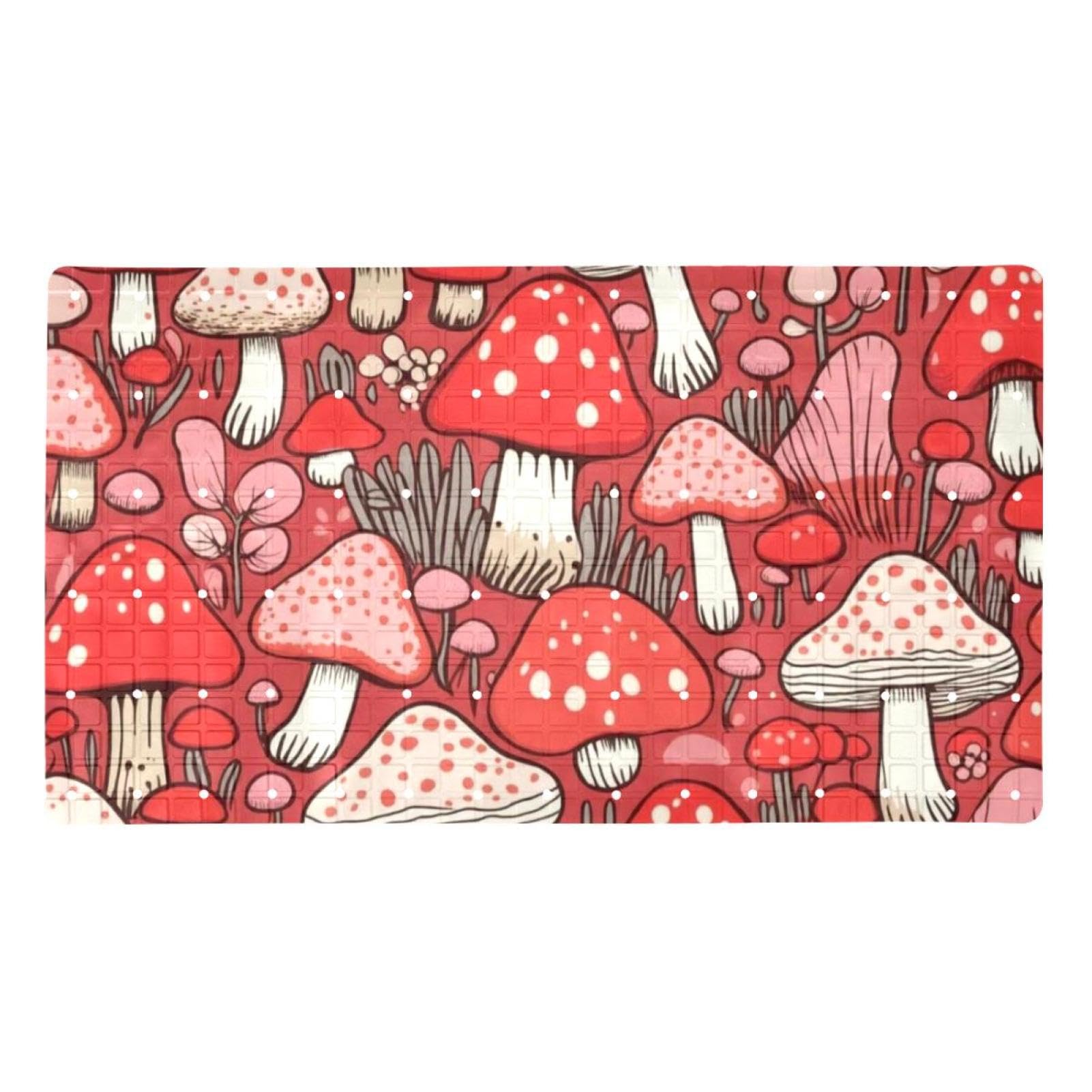 Tapis de bain champignon antidérapant pour transformer la baignoire des enfants