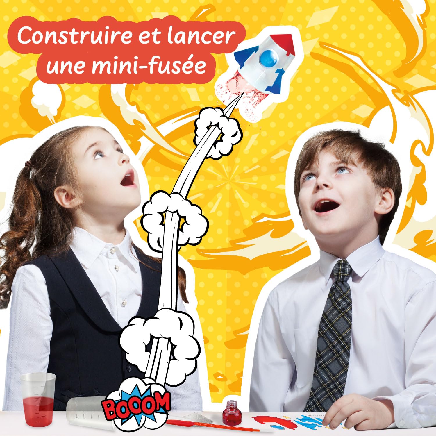 Science4you Expériences Explosives pour Enfants – Fusée à Eau, Bombe Pétillante, Jouets Éducatifs 8 9 10+
