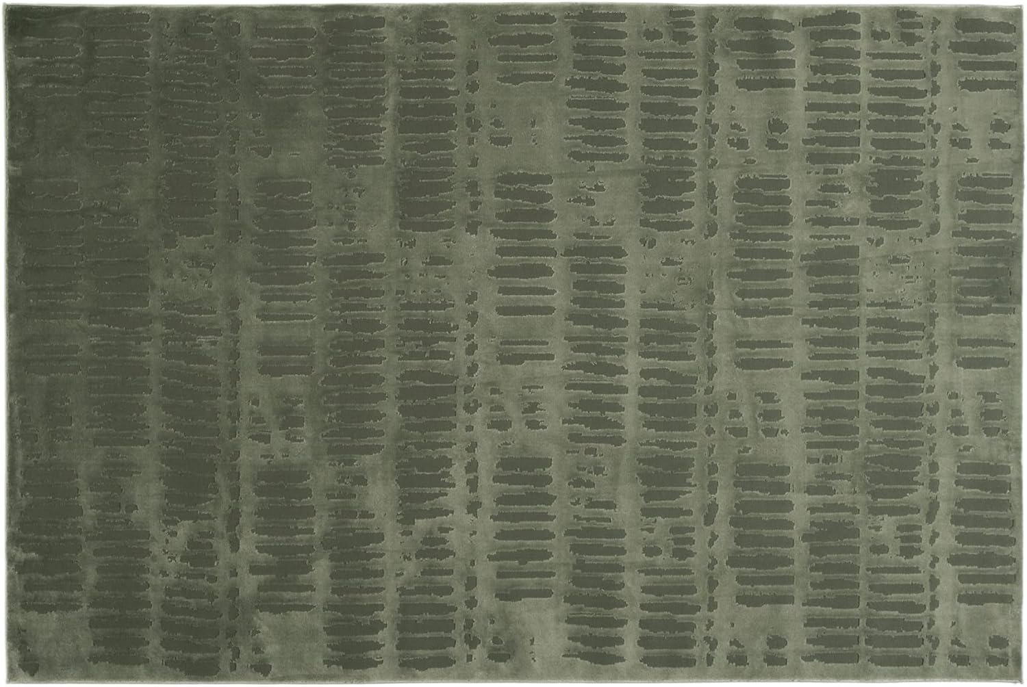 Revival Rugs Shell 5'3"x7'10" Washable Area Rug for Living Room Bedroom - 100% Recycled Oeko-TEX Certified, Medium Pile, Green Green 5'3" x 7'10" (Rectangular)