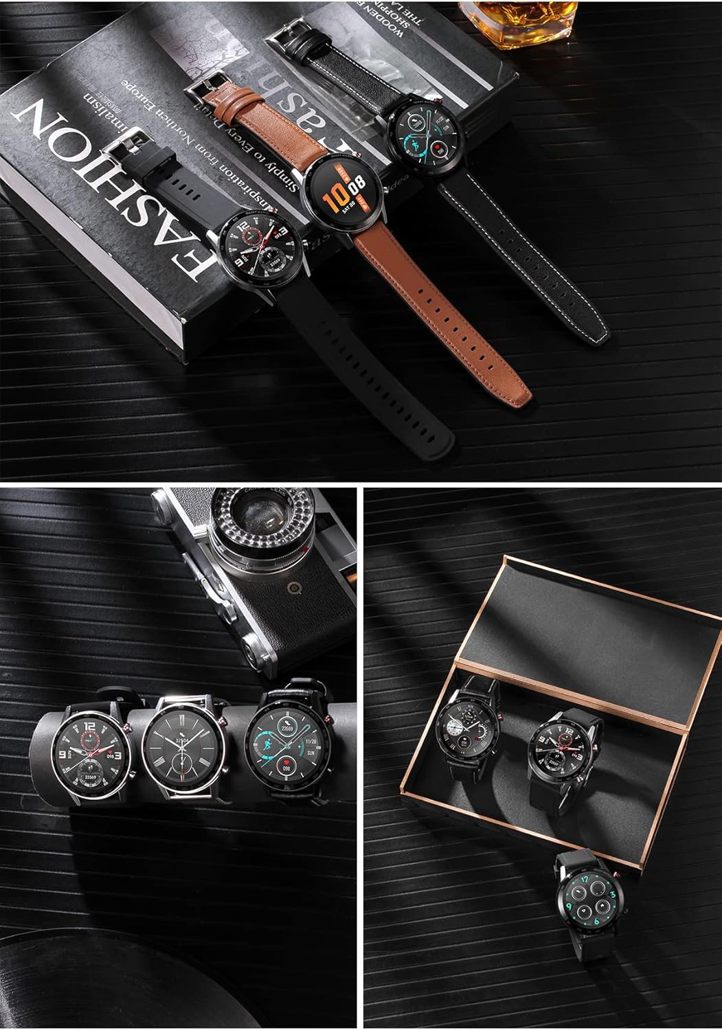 AmzPro VCG 2 (Voice Call Generation) Cassa in Alluminio - Bracciale Large in Acciaio Inox + Bracciale in Silicone - IP68 WaterProof - Hi Definition Wide Screen - BT 5.0 - App in Download Gratuito AmzPro VCG 2 (Voice Call Generation) Cassa in Alluminio - Bracciale Large in Acciaio Inox + Bracciale in Silicone - IP68 WaterProof - Hi Definition Wide Screen - BT 5.0 - App in Download Gratuito