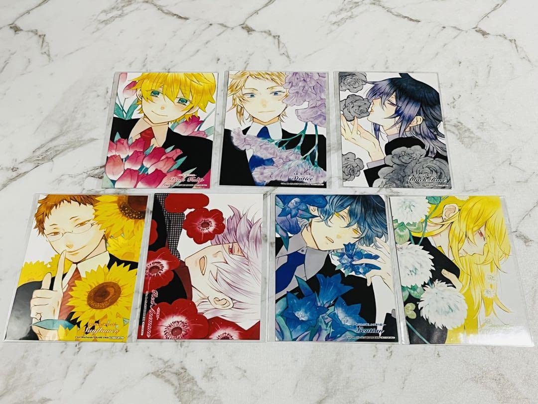 Pandora Hearts 花言葉 ブロマイド　フルセット Amazon.co.jp: Pandora Hearts アニメイト 花言葉 ブロマイド セット