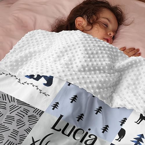 Miniatura 98 de Manta de bebé personalizada, monograma rosa, lindo elefante personalizado, mantas de 30 x 40 pulgadas para bebé, niño y niña con nombre, baby Opción