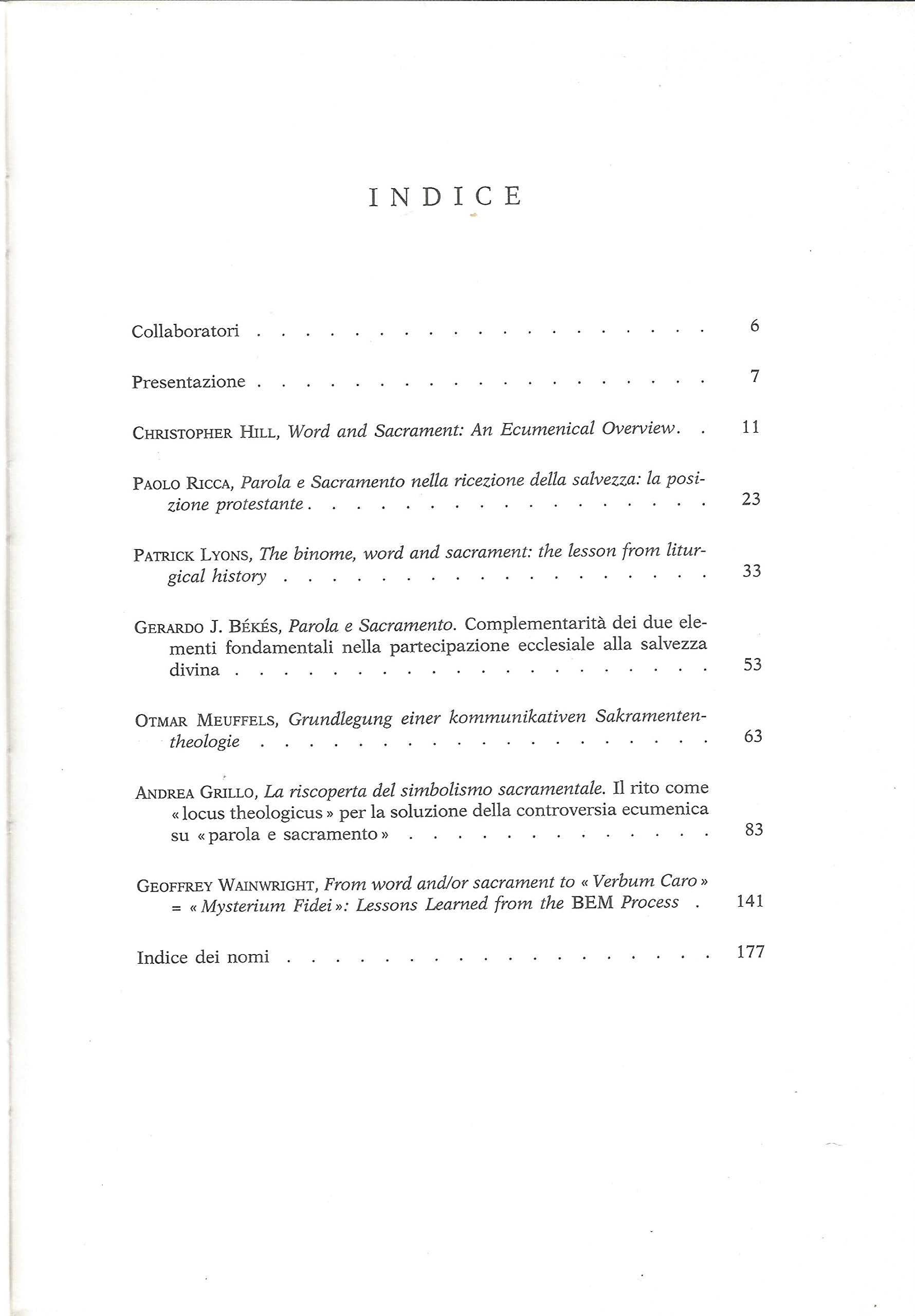 Sacramentum. Parola e sacramento. Atti del Simposio dogmatico-sacramentario (Roma, 4-5 maggio 1995) (Vol. 12)