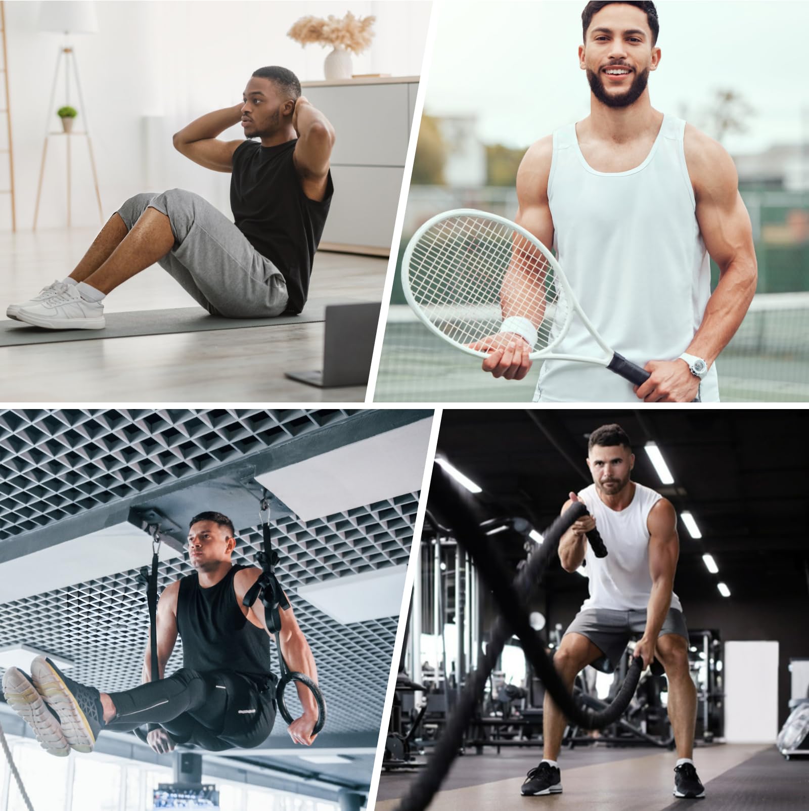 Camisetas de Tirantes para Hombre Ropa Interior sin Mangas Deportivo Tank Tops de Secado rápido Gimnasio Camiseta Entrenamiento Camiseta sin Mangas Culturismo Fitness Músculo Camisas