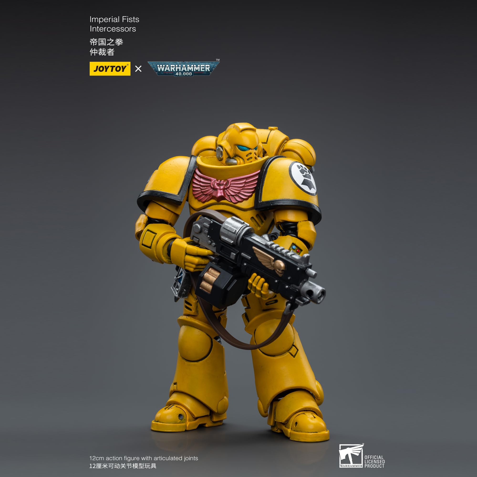 JOYTOY Figurka 1/18 Warhammer 40 000 Imperial Fists Orędownicy Ver.3 Zamówienie w przedsprzedaży 12 cm Ruchomy model Figurka kolekcjonerska