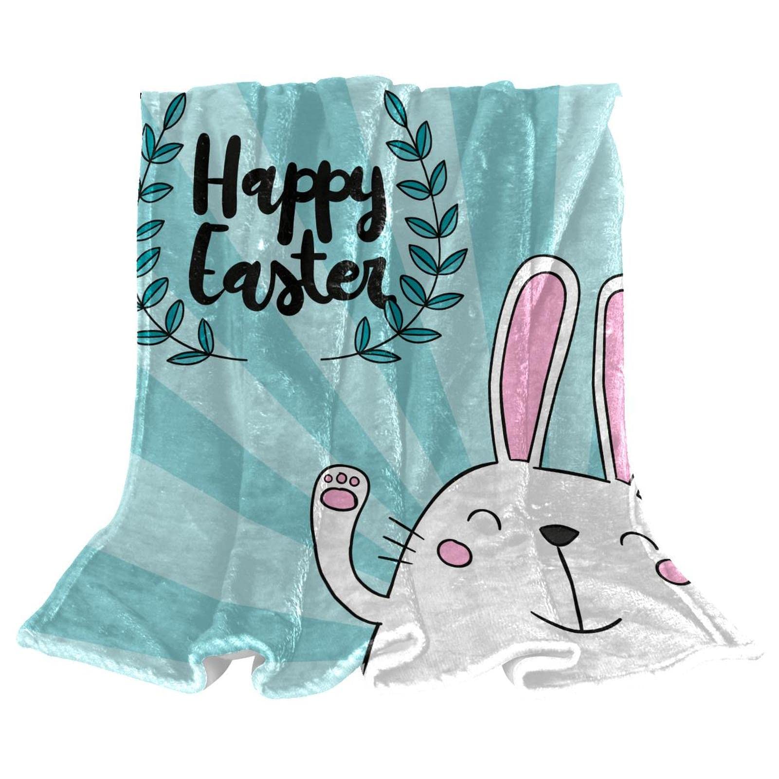 Couverture de lit enfant avec motif lapin pour des nuits douillettes