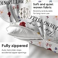 Vista 4 de ENCYCOM Almohada de bolsillo personalizada para lectura de libros, almohadas de lectura personalizadas con nombre, regalo único para niñas, mujeres