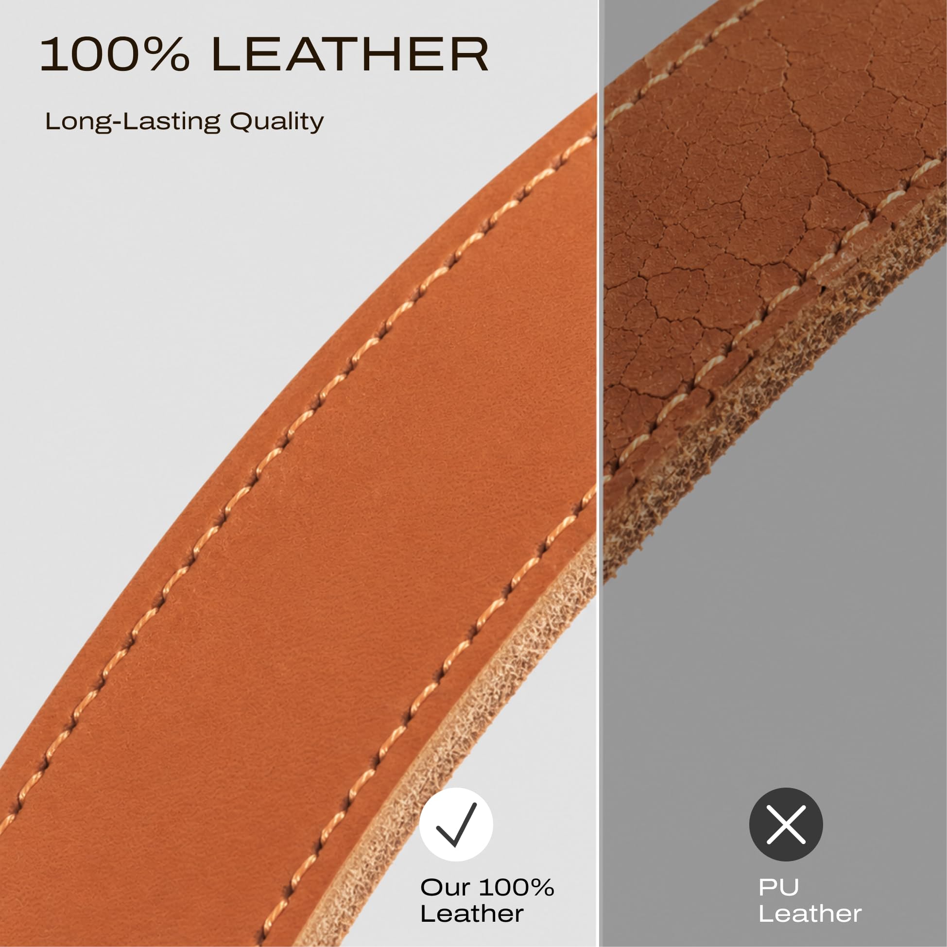 C Coiro Bandoulière classique en cuir avec libération rapide, configurable comme sangle, tour de cou réglable, bandoulière pour appareil photo reflex numérique, pour photographes, classique/brun clair