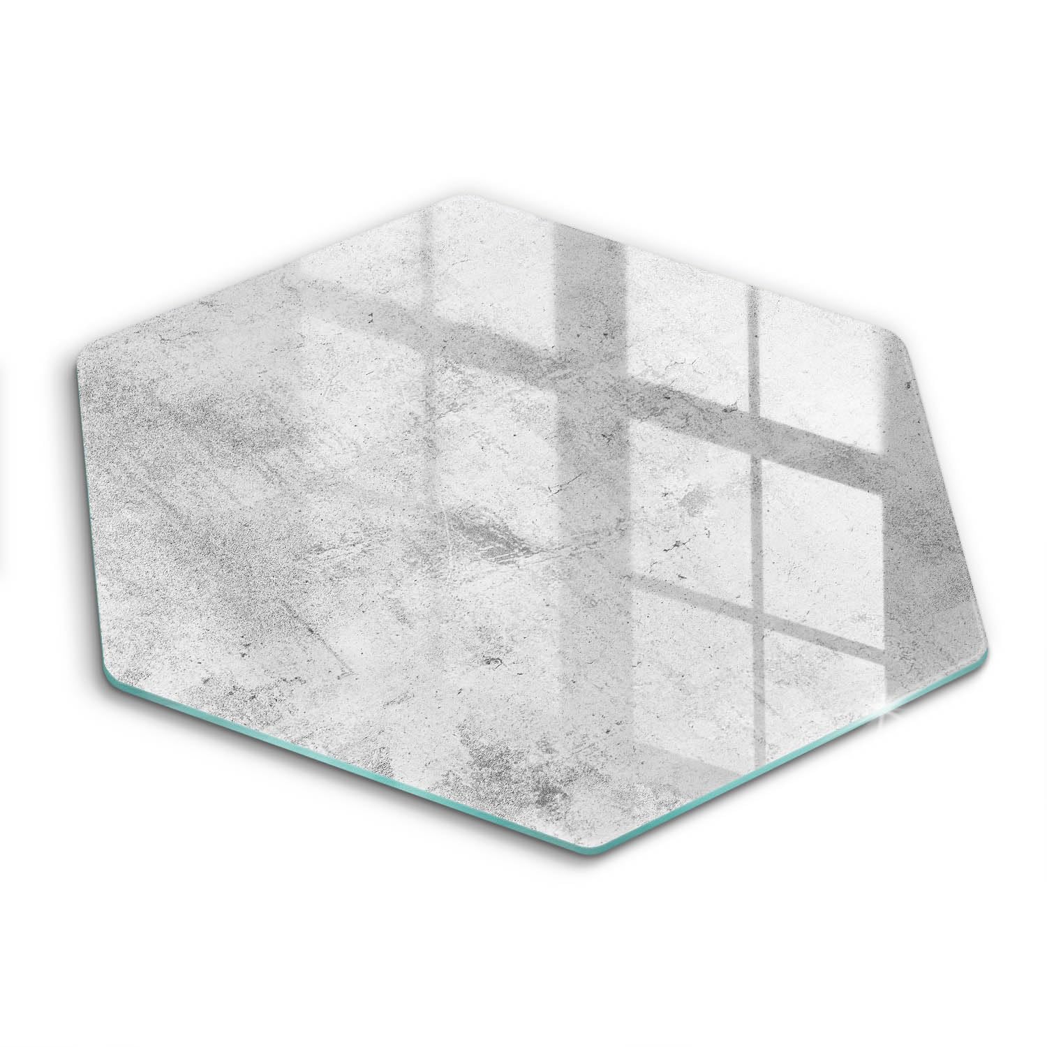 Plaque cuisson protection verre 40cm contre rayures Wallfluent béton