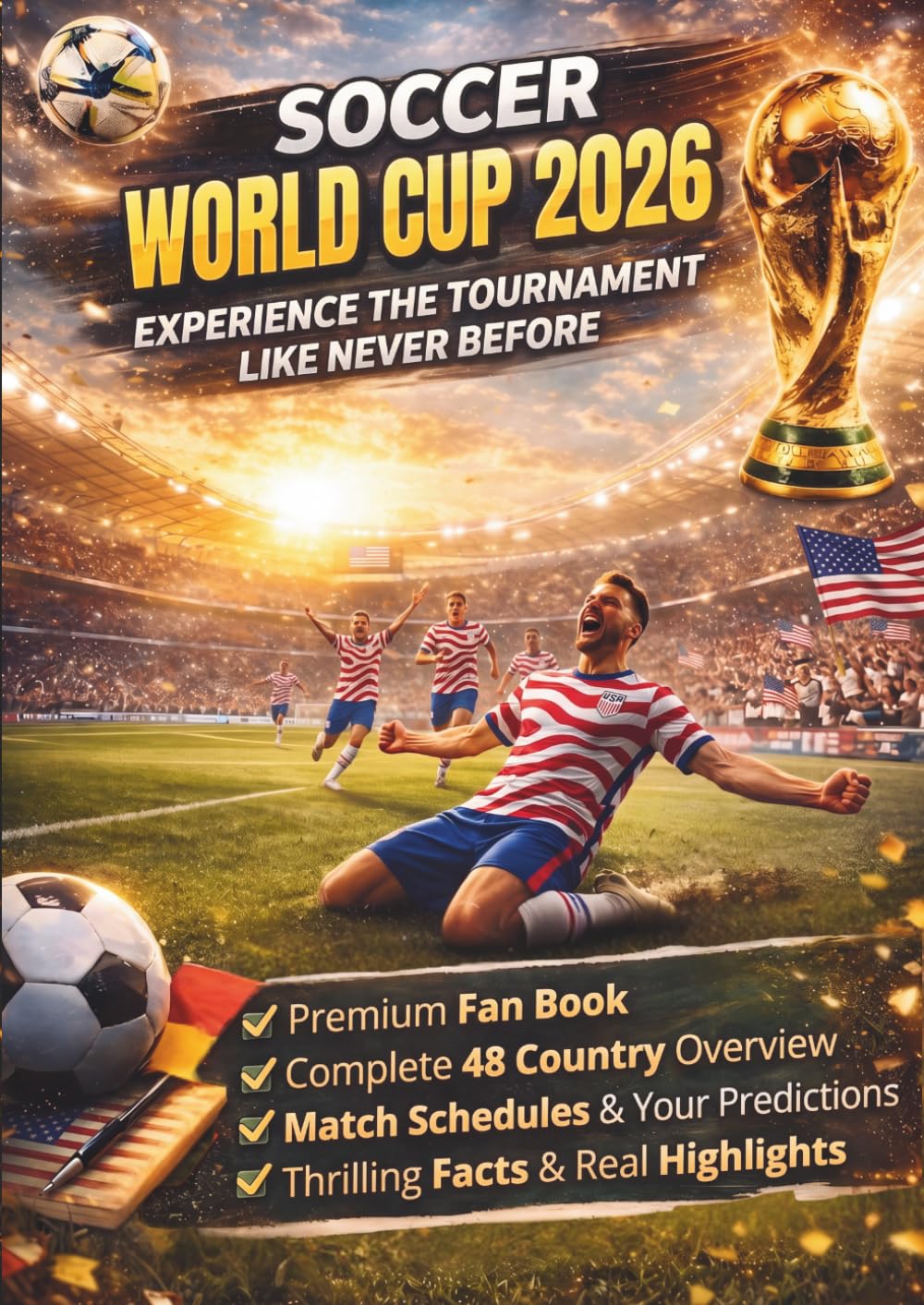 World Cup 2026: The Ultimate Soccer Fan Book: Track Every Game, Explore All Countries & Discover Fascinating World Cup Facts