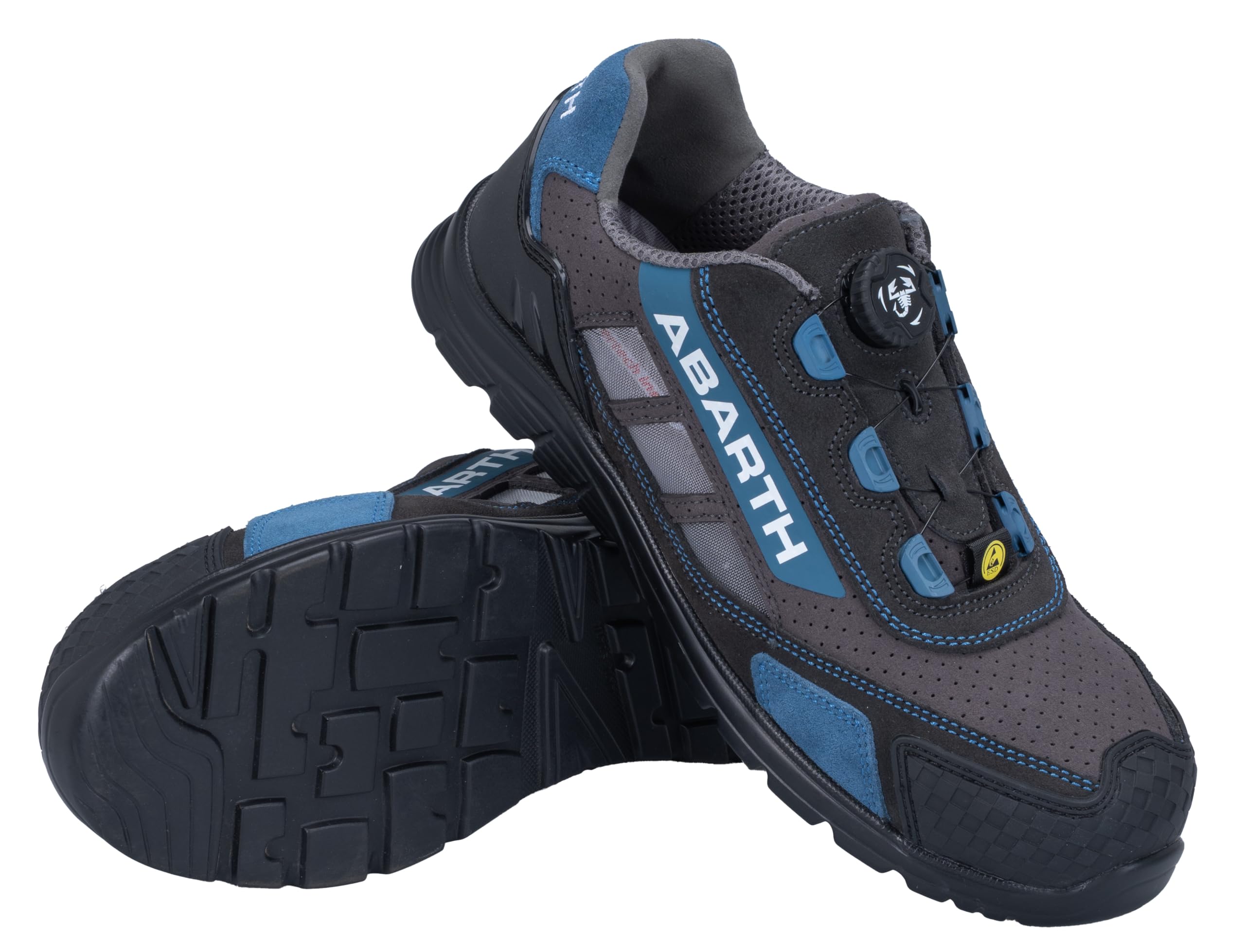 Abarth Safety Truck Plus Sandal S1PS Zapatillas de Trabajo de Seguridad con Cierre Rotativo