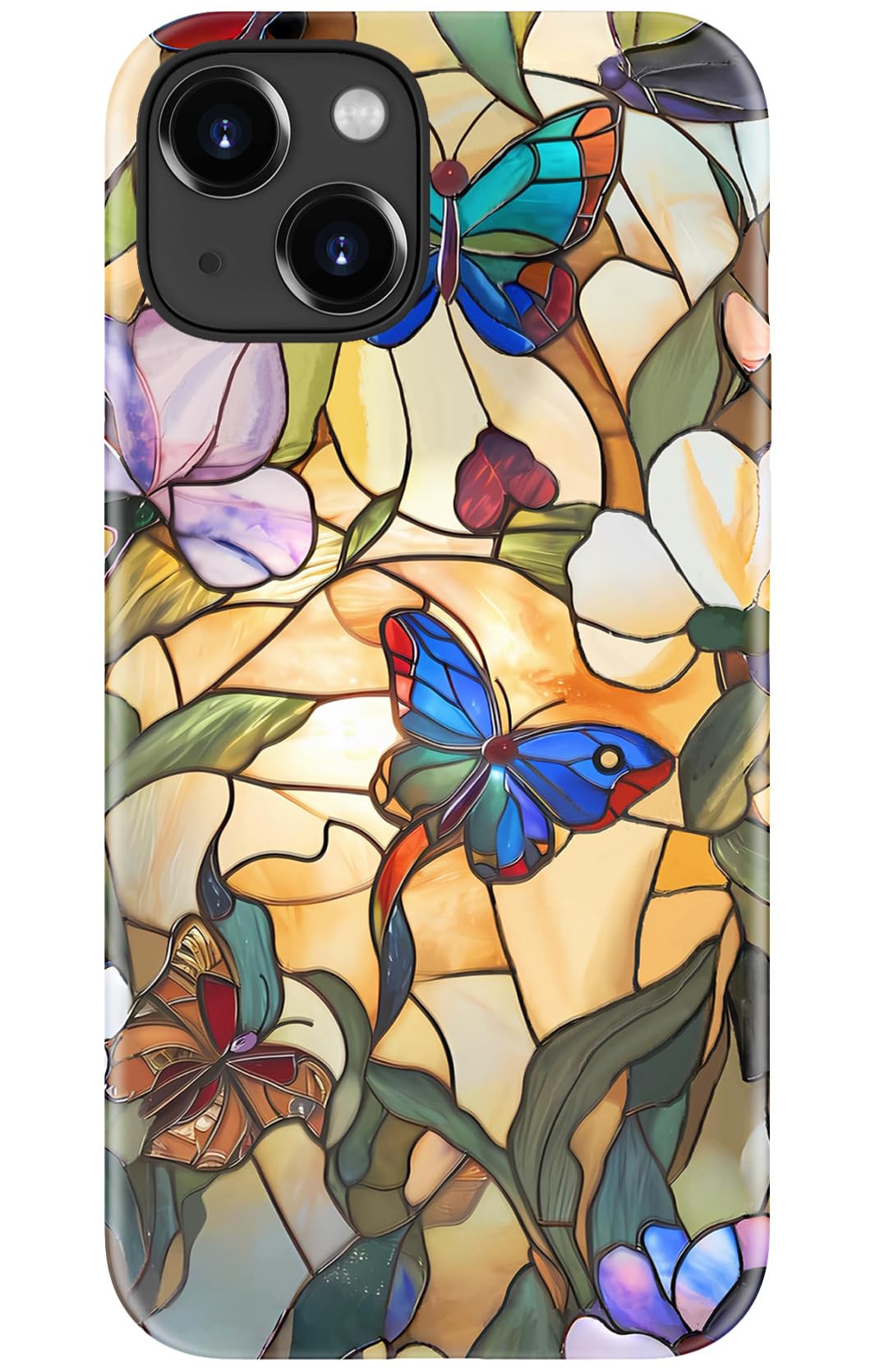 DorisMax for iPhone 15 Plus Case - Wireless Charging Compatible - Dual-Layer Hard Shell + Silicone Cover - Shockproof Protective Phone Case with Cutee