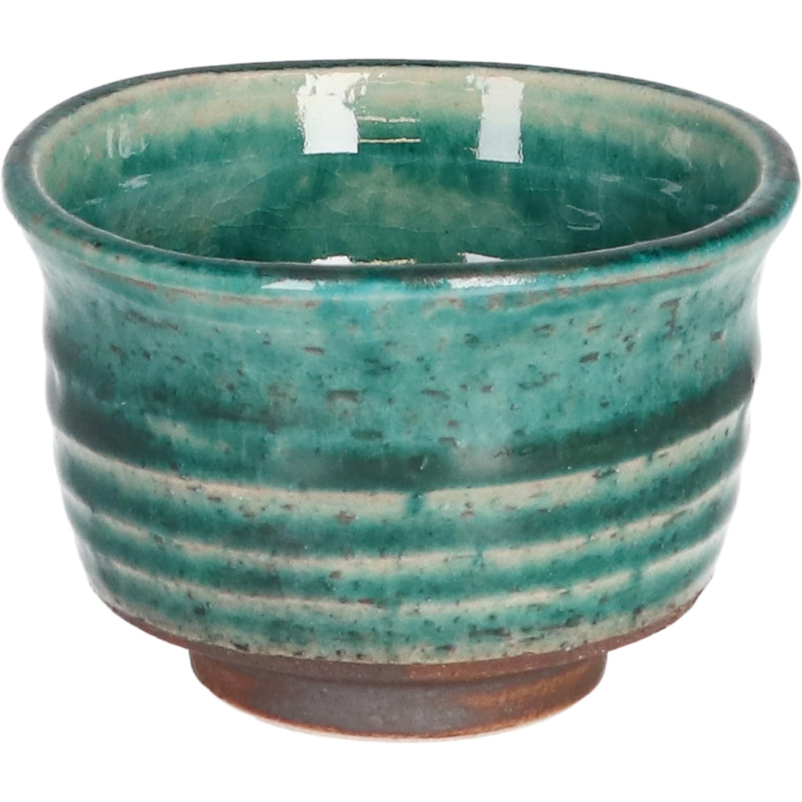 Mino Ware Sake Cup, Celadon Green Ceramic