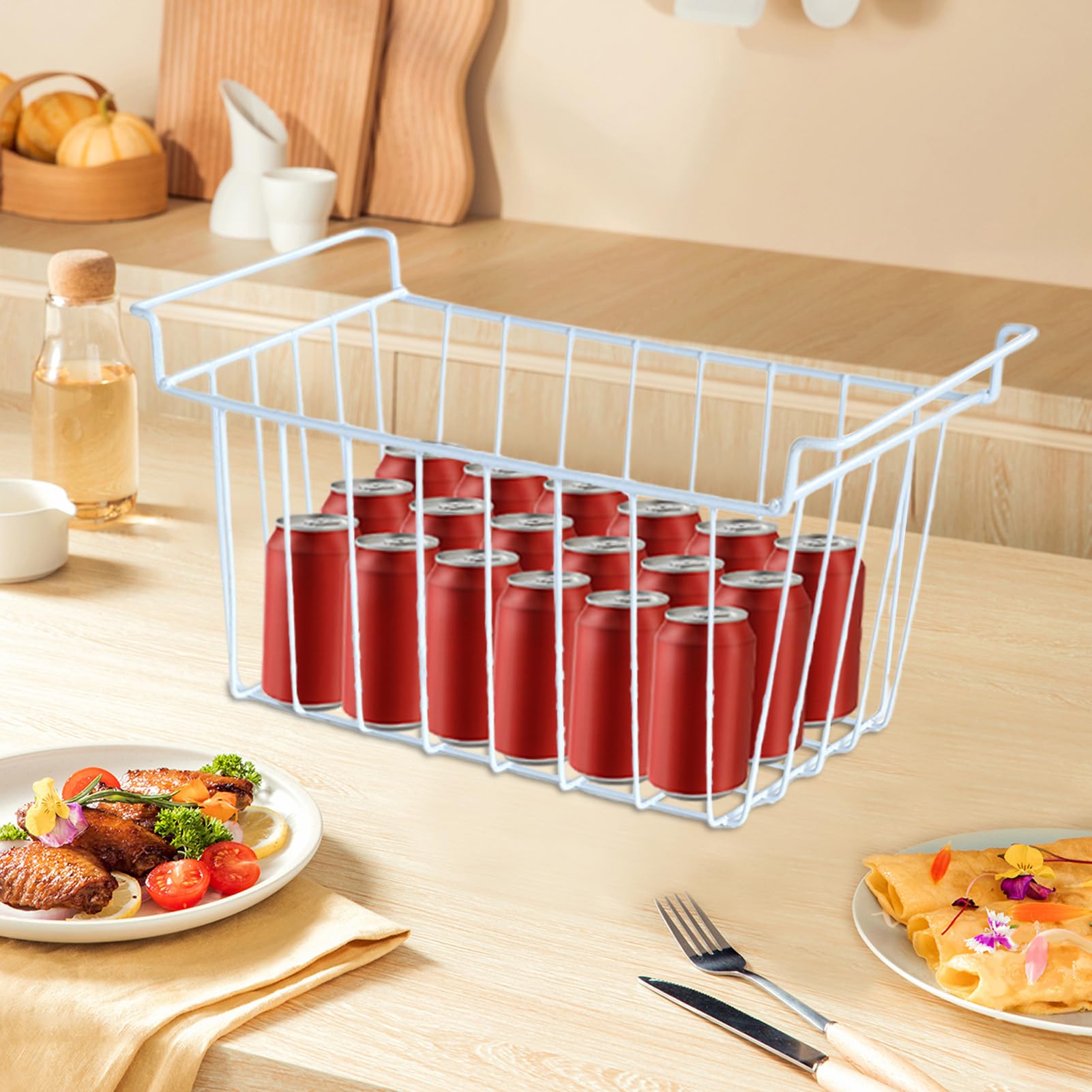 Gefrierschrank Organizer Aufbewahrungsbox Flch | Kühlschrank-Vorratskörbe Flch Lebensmittel Küche Zuhause Wohnung Hotel