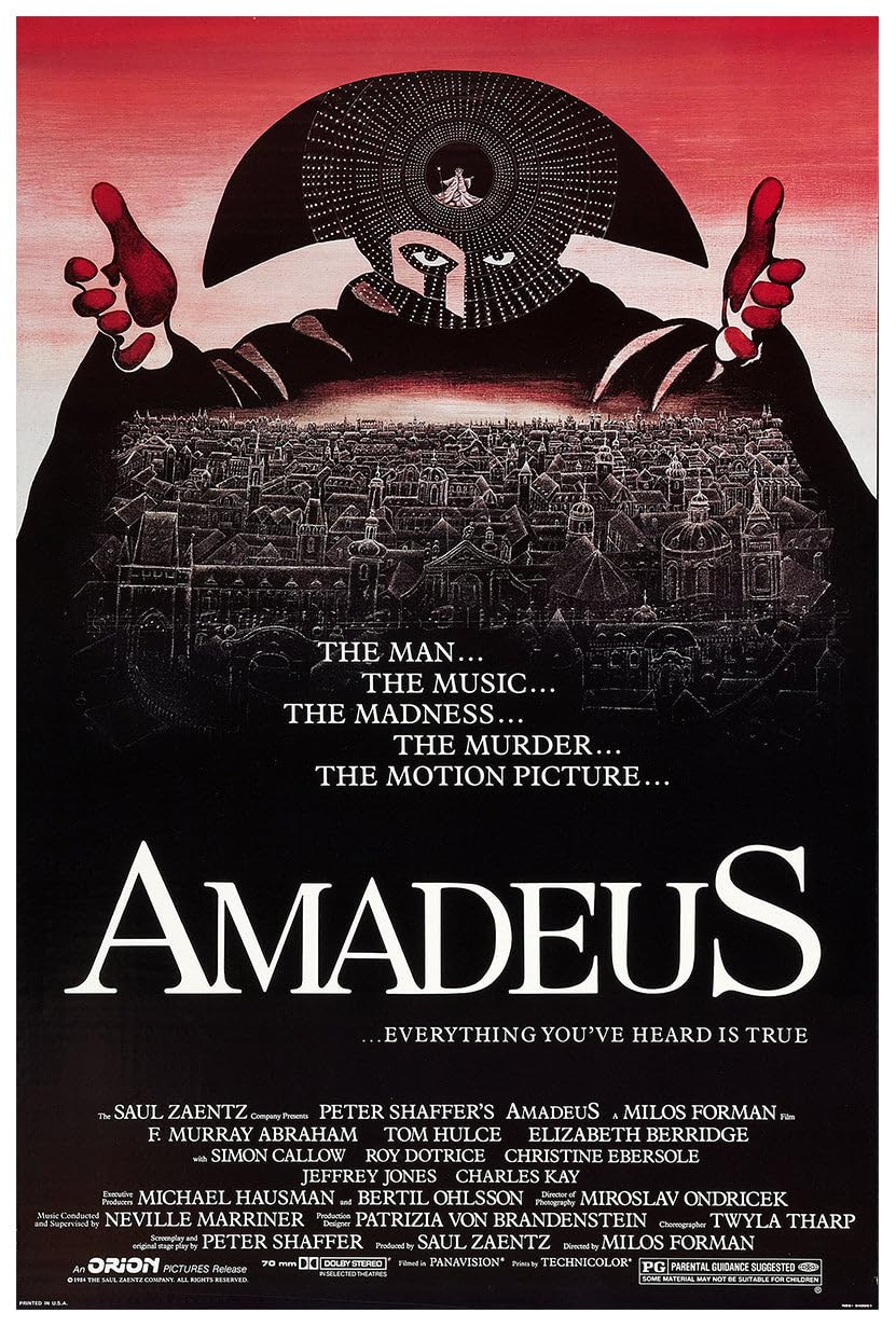 巨大ポスター「アマデウス 」US版 1984年初公開 ロール状態 片面印刷 Amazon.com: Amadeus 1984 - Vintage Classic Movie Poster-12 x 18