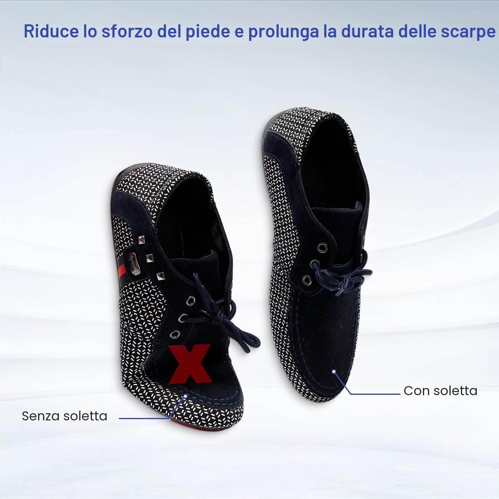 Soletta in fibra di carbonio 1 paio, solette FAKILO in fibra di carbonio Inserto per scarpe per donna Uomo, supporto rigido per punta erbosa