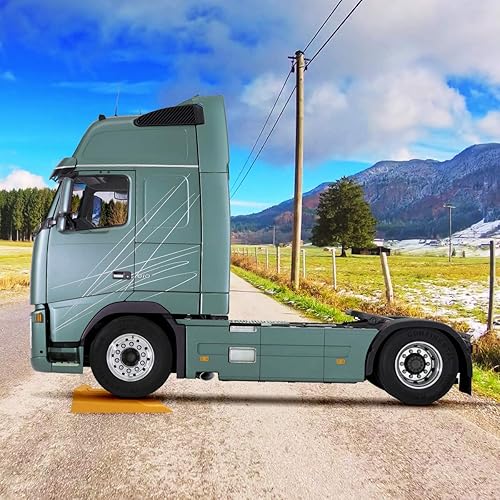 Miniatura 8 de ZONETECH Rampas de nivelación automotriz  4 paquetes de calcetas de rueda de automóvil de alta calidad, nivelador, estabilizador en suelo irregular,