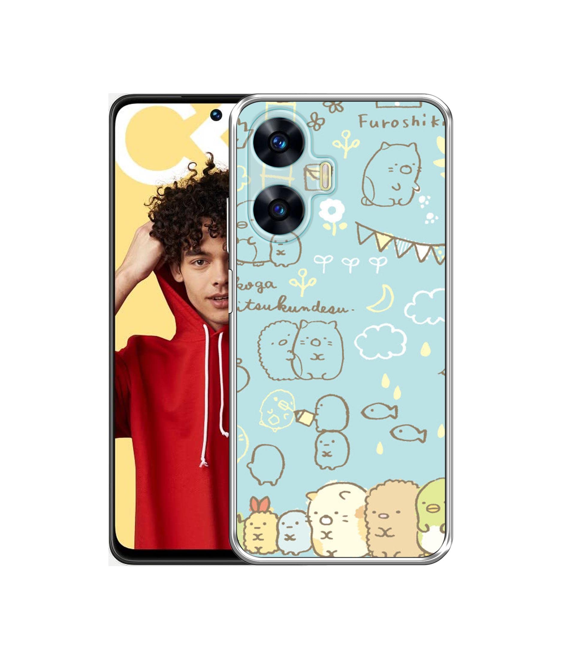 Amazon Brand- Solimo Basic Case for Realme C55 4G (Silicone_Multicolor) (B0C154HGCG) Amazon Price History, Amazon Price Tracker