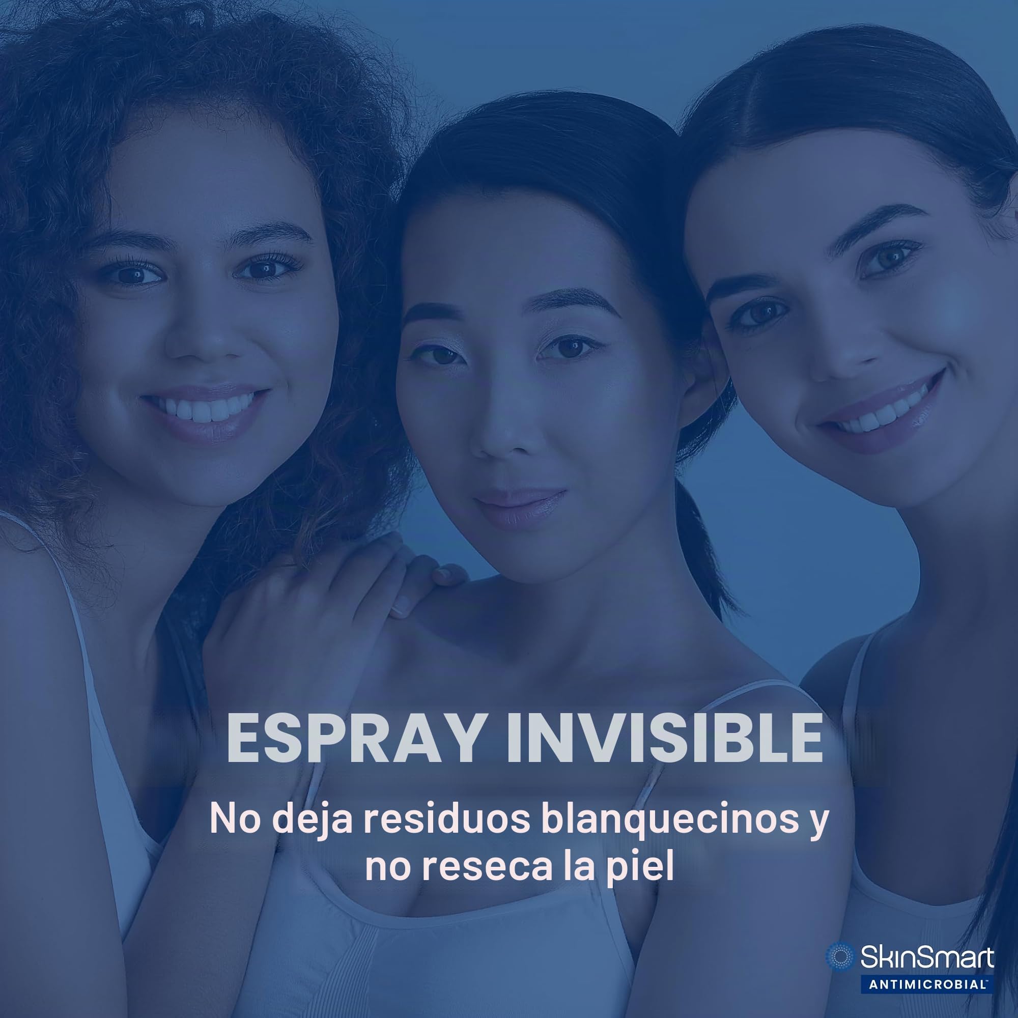 SkinSmart Limpiador facial para acné, objetivos de bacterias para atletas adolescentes activos después del entrenamiento, botella de spray de 8 oz, seguro para múltiples usos diarios