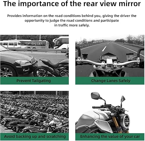 Miniatura 3 de Espejo lateral retrovisor de motocicleta para Honda CBR600RR 2003-2012 CBR1000RR 2004-2006  CBR600 CBR600F4i 2001-2007  VTR1000 1998-2006 espejos de