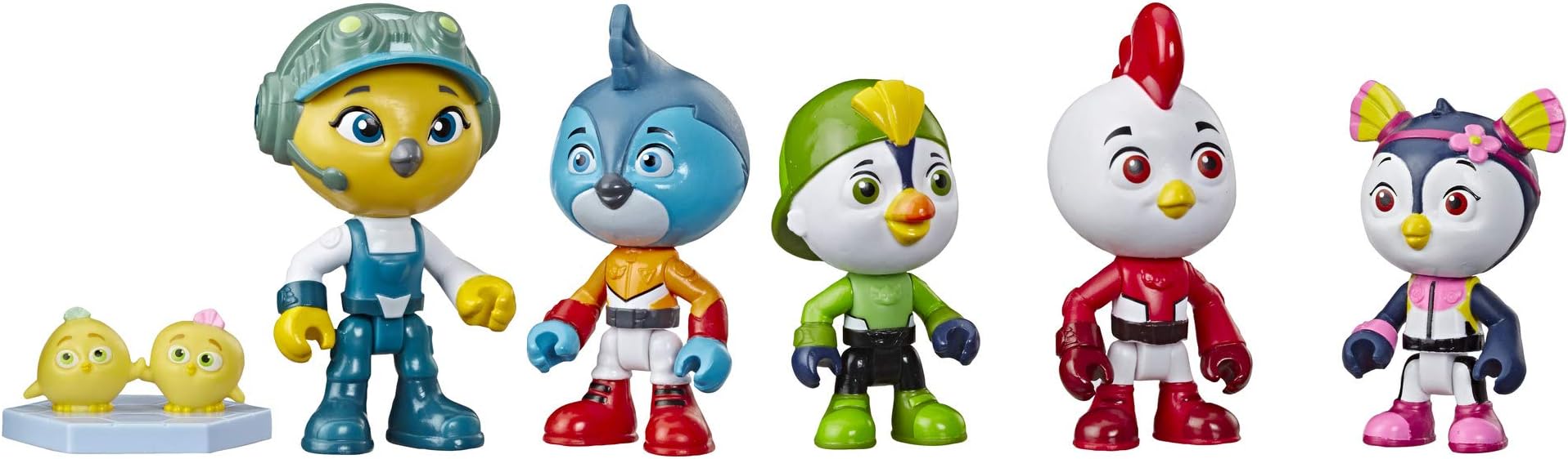 Hasbro Toys Top Wing Academy Collector Pack Includes 5 Poseable 3" Figures & Top Wing Cheep & Chirp, Toy for Kids Ages 3 Years Old & Up