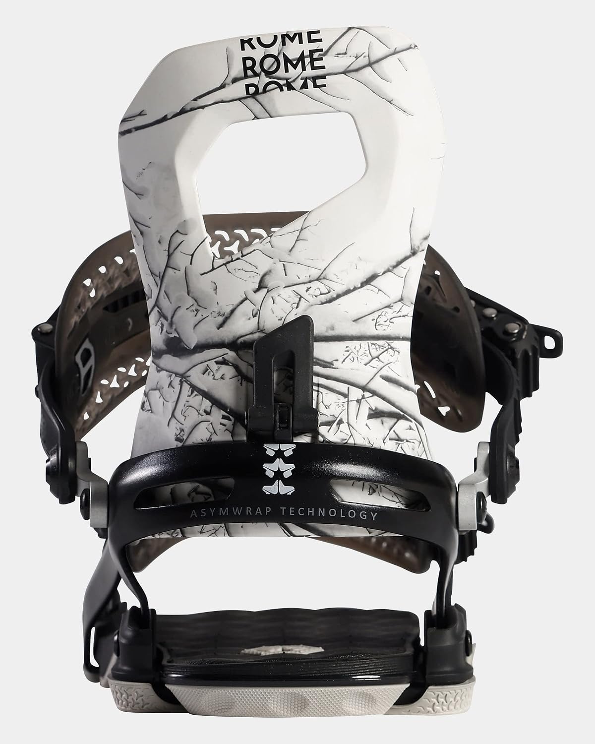 Rome Snowboards Women's Guild Snowboard Bindings (White Tree, Small)