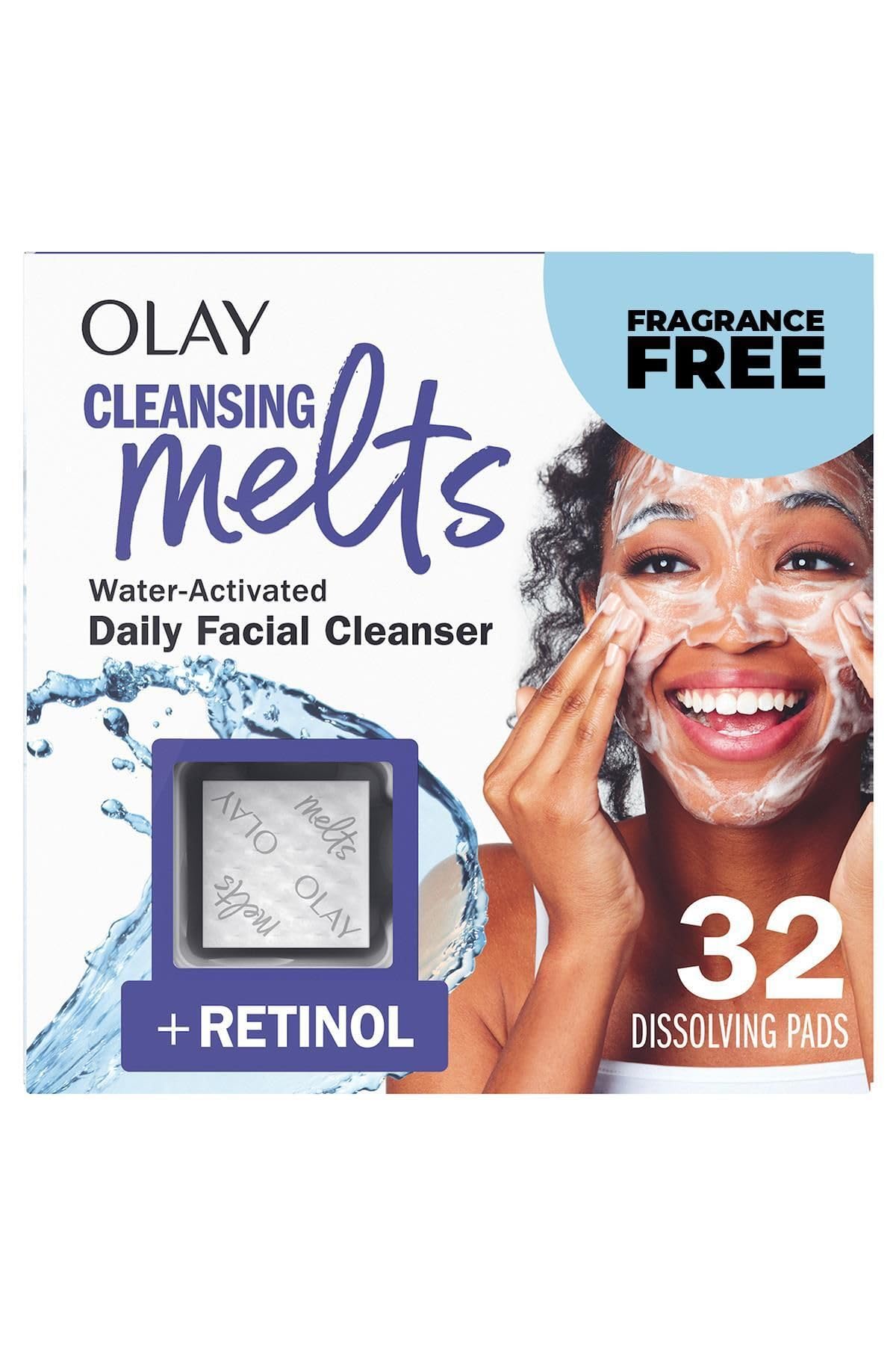 Olay Retinol Face Cleanser - 32 Pads