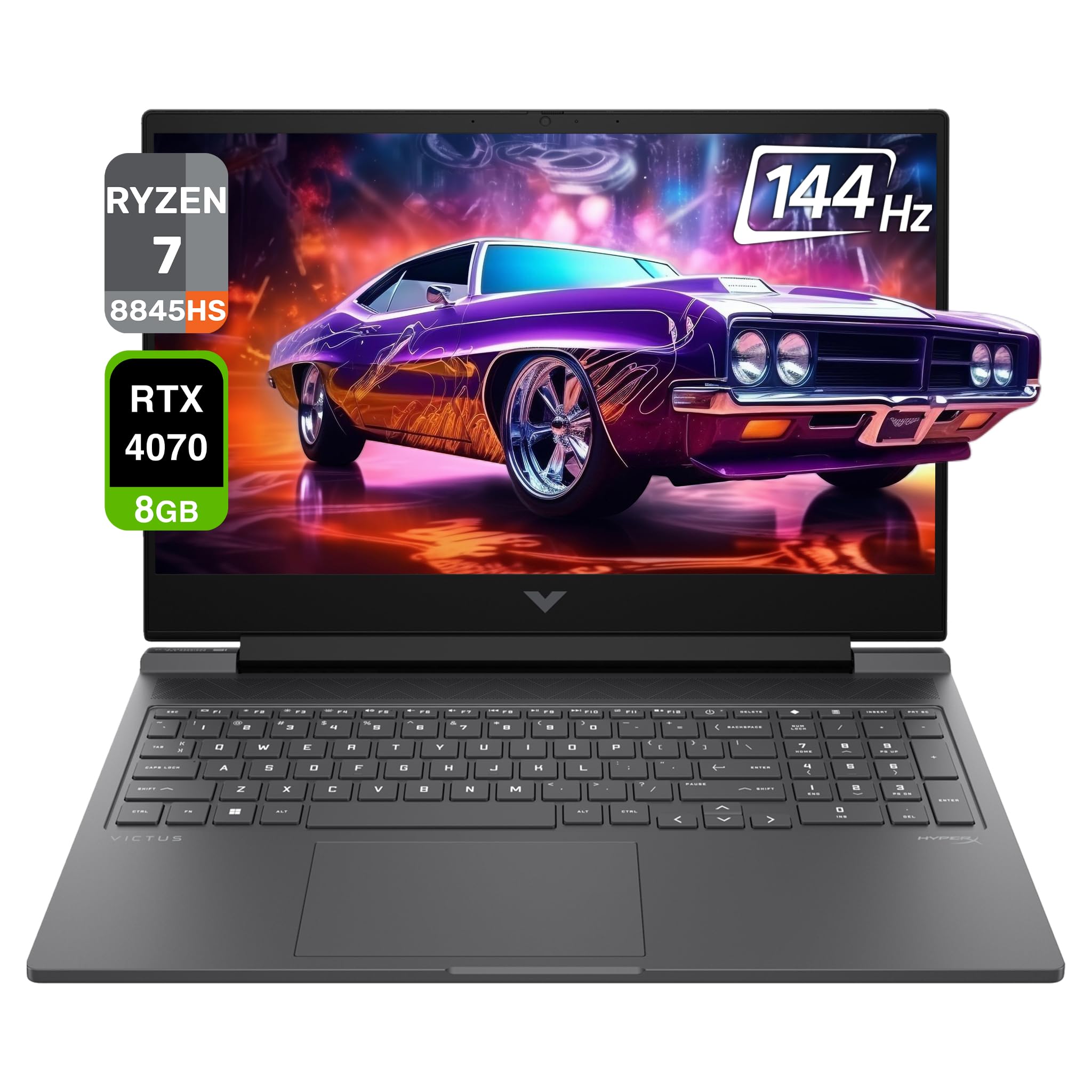 Amazon.com: HP Victus Gaming Laptop, AMD Ryzen 7 8845HS, RAM DDR5