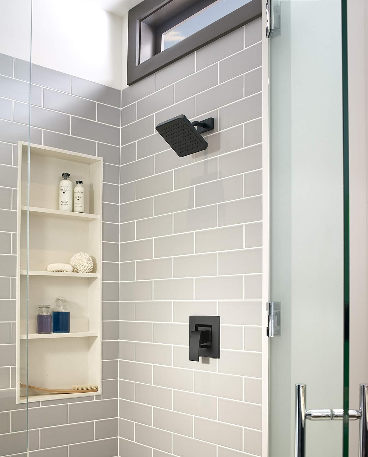 Pfister LG89-8DFB Kenzo 1-Handle Tub and Shower Trim Matte Black