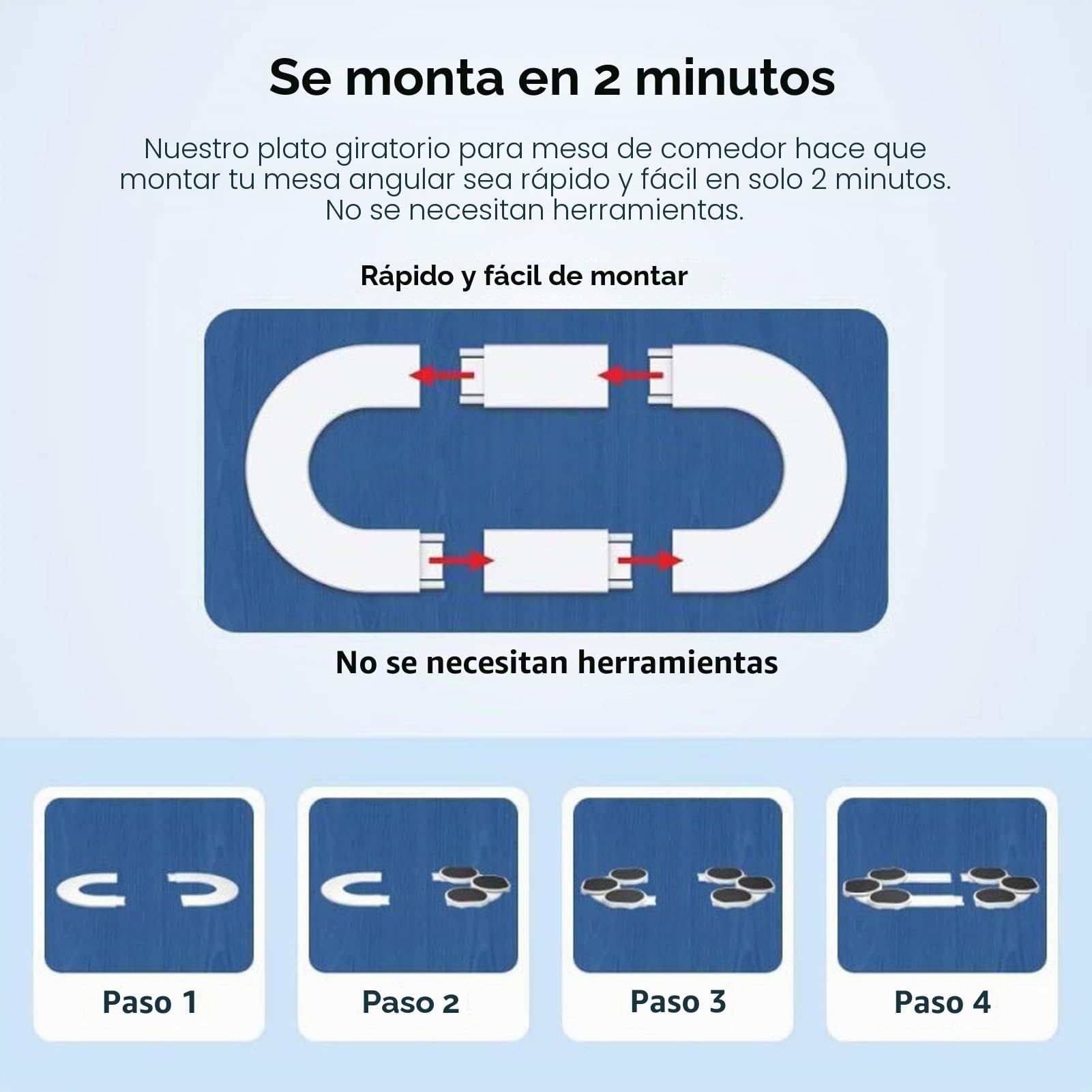 Giratorio Lazy Susan, Giratorio para Fiestas con Rotación de 360°, Resistente Al Calor, Reutilizable, Giratorio, Bandeja Organizadora de Alimentos, Lazy Susan