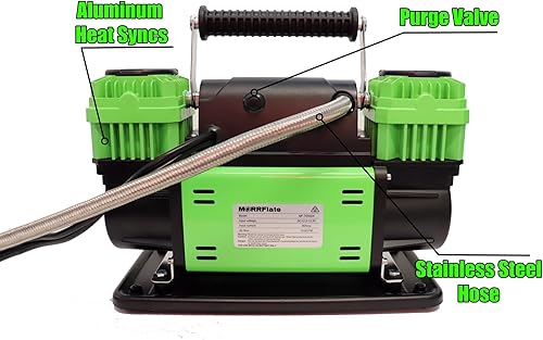 Miniatura 4 de TenSix PSI Pro 10.6 CFM 12V Compresor de aire portátil de doble cilindro para todo terreno  Tecnología PSI Pro Establece tu PSI y Walk Away