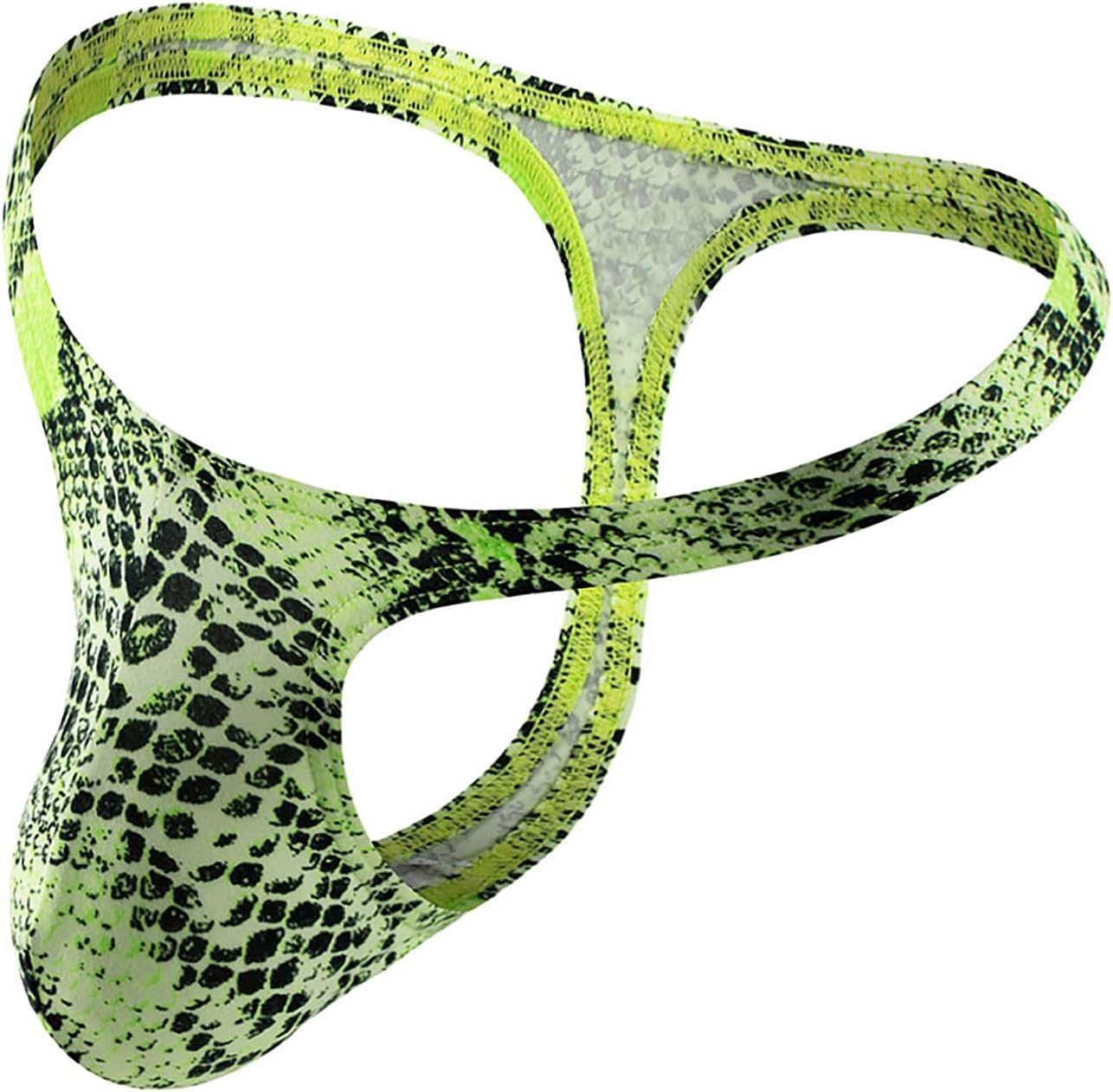 comeondear Mens Wild G-String Thong Underwear Sexy Animal Print Thong Underwear Low Rise T-back Mens Lingerie - Image 4
