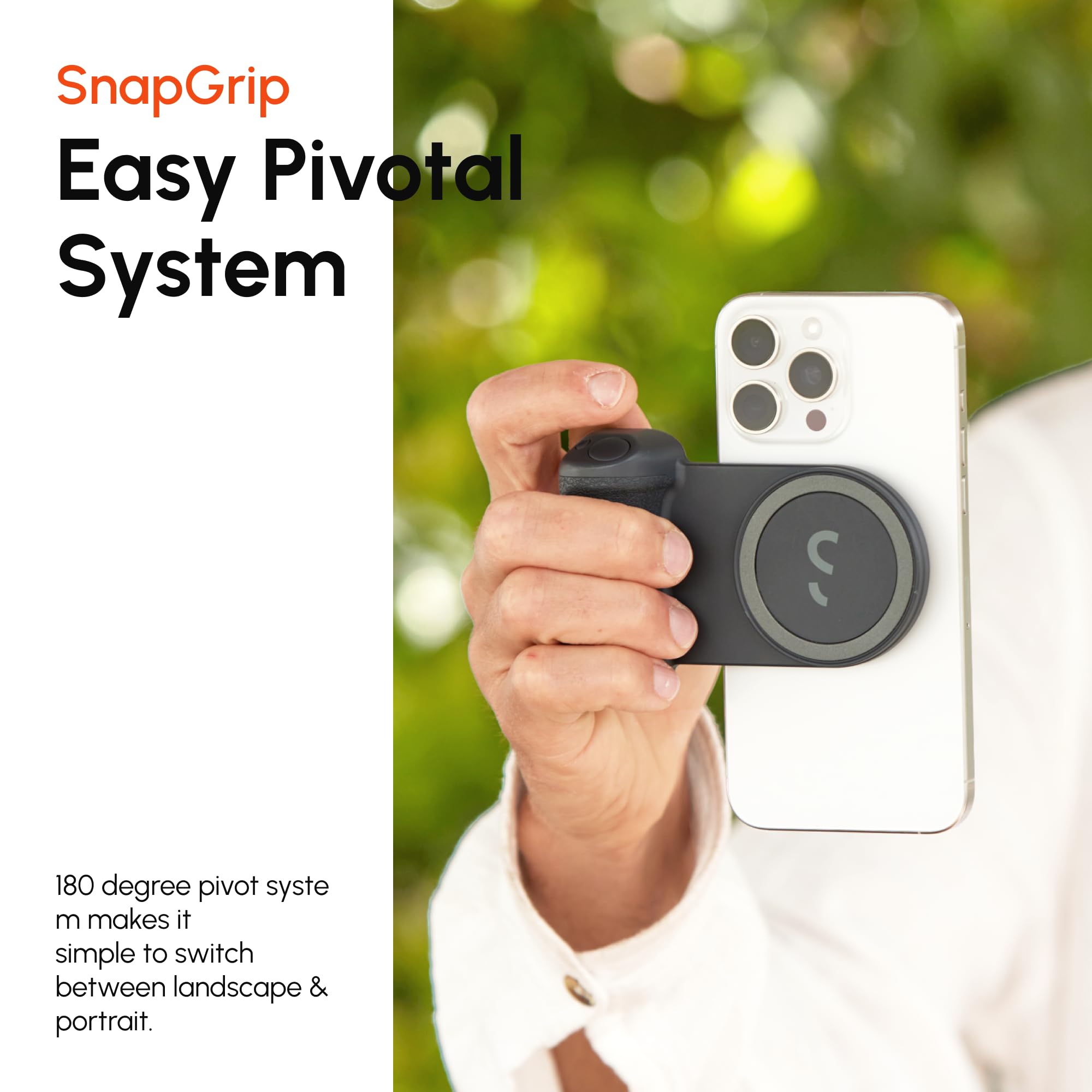 ShiftCam SnapGrip Mavi Magsafe Powerbank Özellikli Fotoğraf Video Çekim