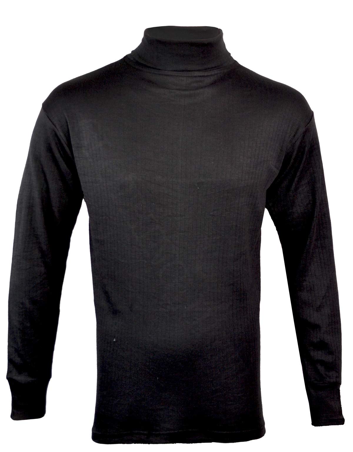 ClothingUnitMens Thermal Underwear Polo Neck Long Sleeve Top Ski Warm Winter T Shirt M-XL
