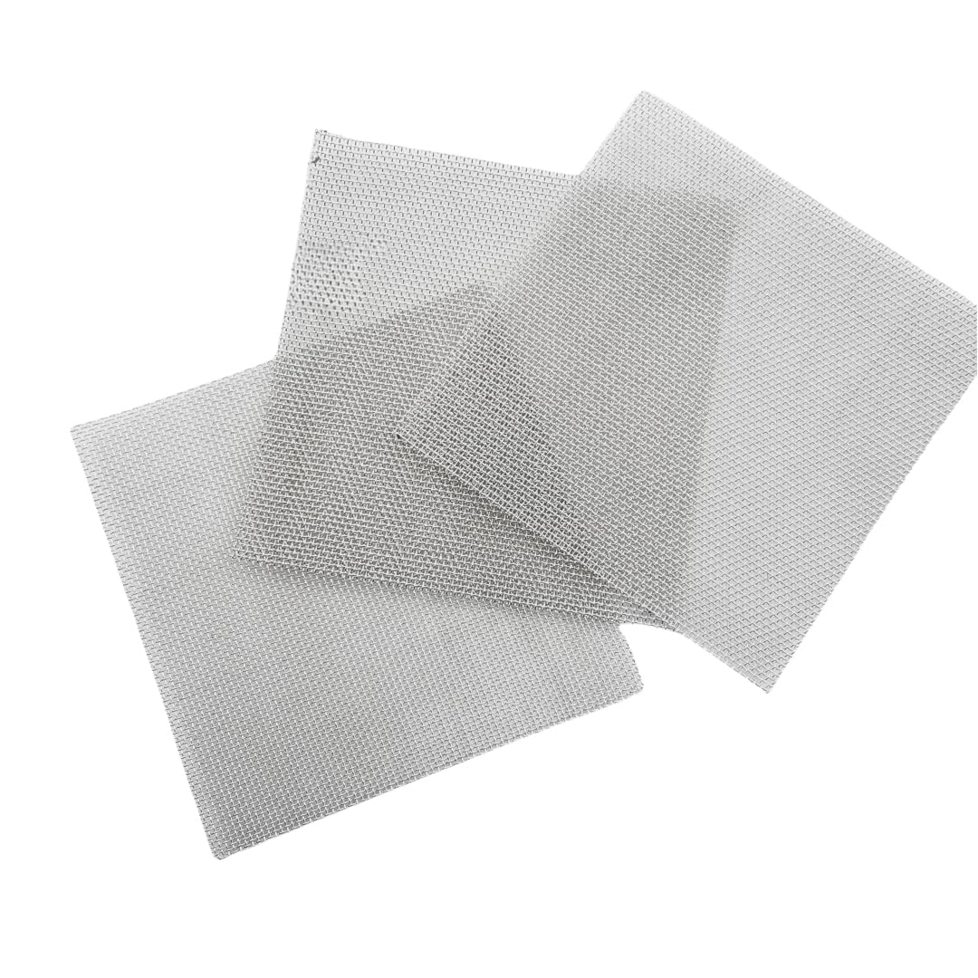 10x10cm Kwadratowa srebrna elektroda siatkowa 99,99% czystego drutu Ag, tkana siatka do laboratorium, opcje oczek 20-180 1 szt.(60#x10x10cmx0.08mm)
