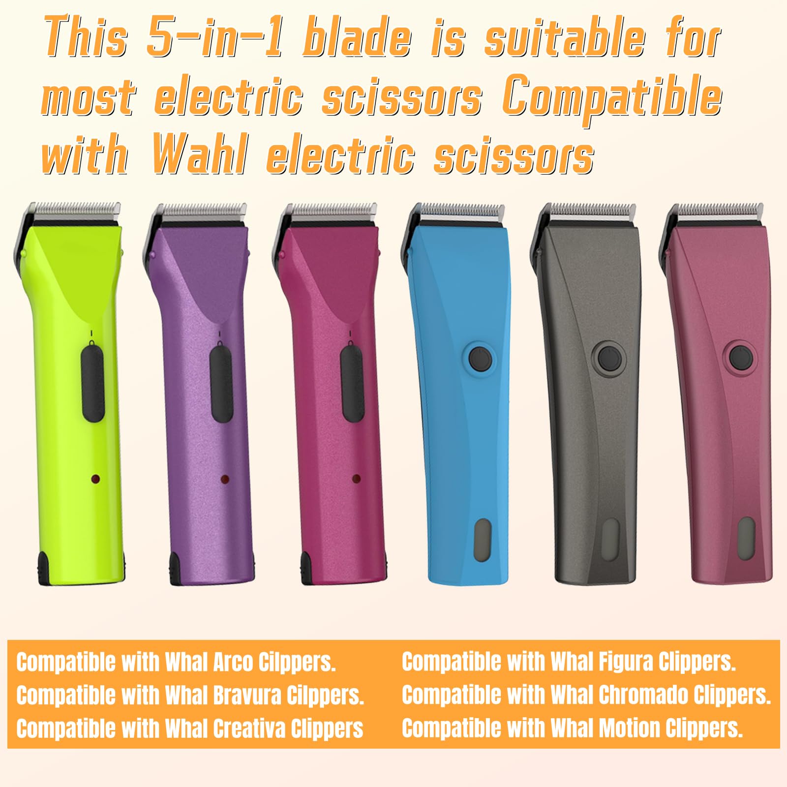 Wahl Dog Clippers Wahl-Compatible 5-in-1 Pet Clipper Blade