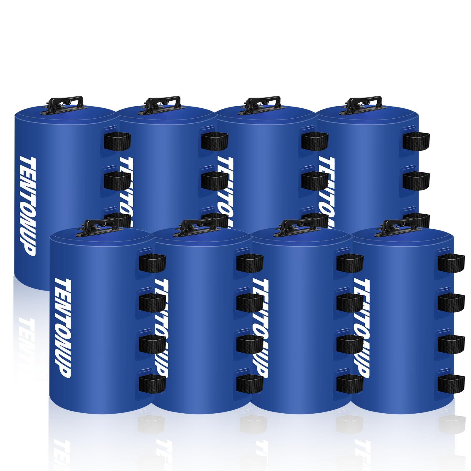 8 Pack Canopy Water Weight Bag, 440 LBS Water Tent Weights Set of 8 Leg Weights for Gazebo, Pop Up Canopy, Canopies, Tent (Blue 25L)