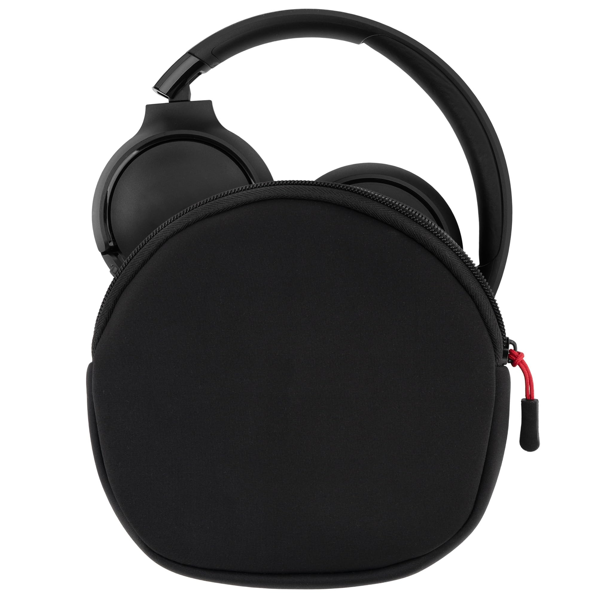 Geekria Headphones Pouch, Soft Shell Replacement Protective Travel Carrying Bag, Compatible with JBL Tune 510BT/500BT, Marshall Major IV and More (Black)