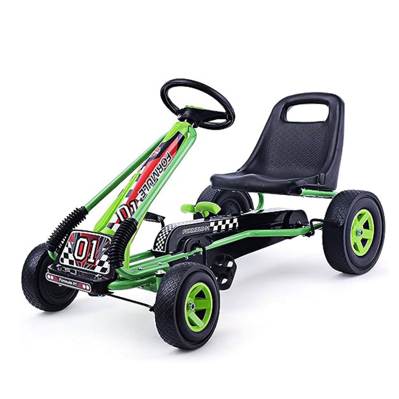 go kart cu pedale de la ford pentru copii, Negru