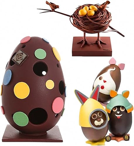 Miniatura 8 de Molde de silicona para huevos de Pascua 3D MoldFun para pastel de mousse, mantequilla de maní, chocolate, dulces, gelatina, pasteles, magdalenas,