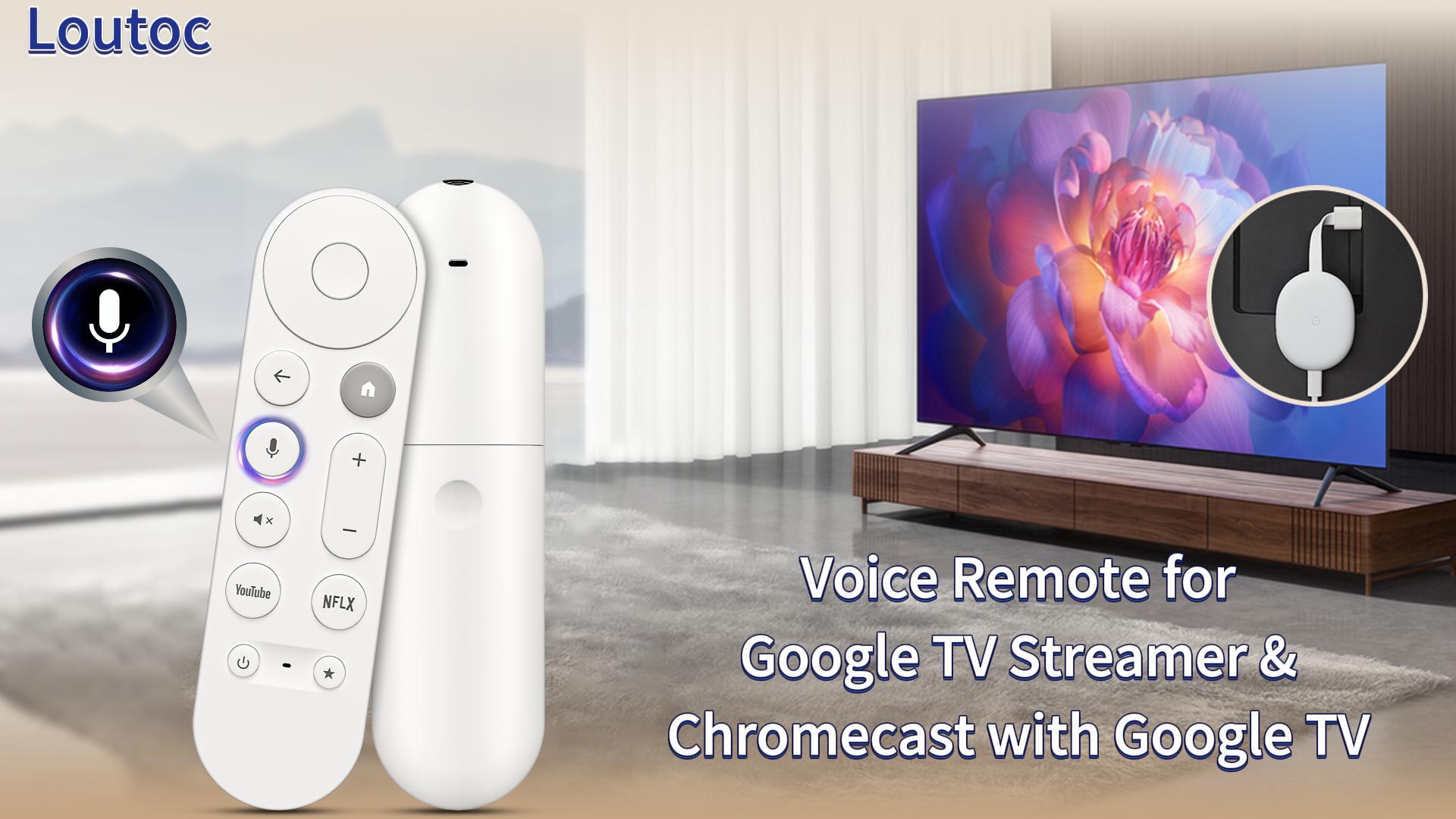 Amazon.com: Voice Replacement Remote Control for Chromecast-Google