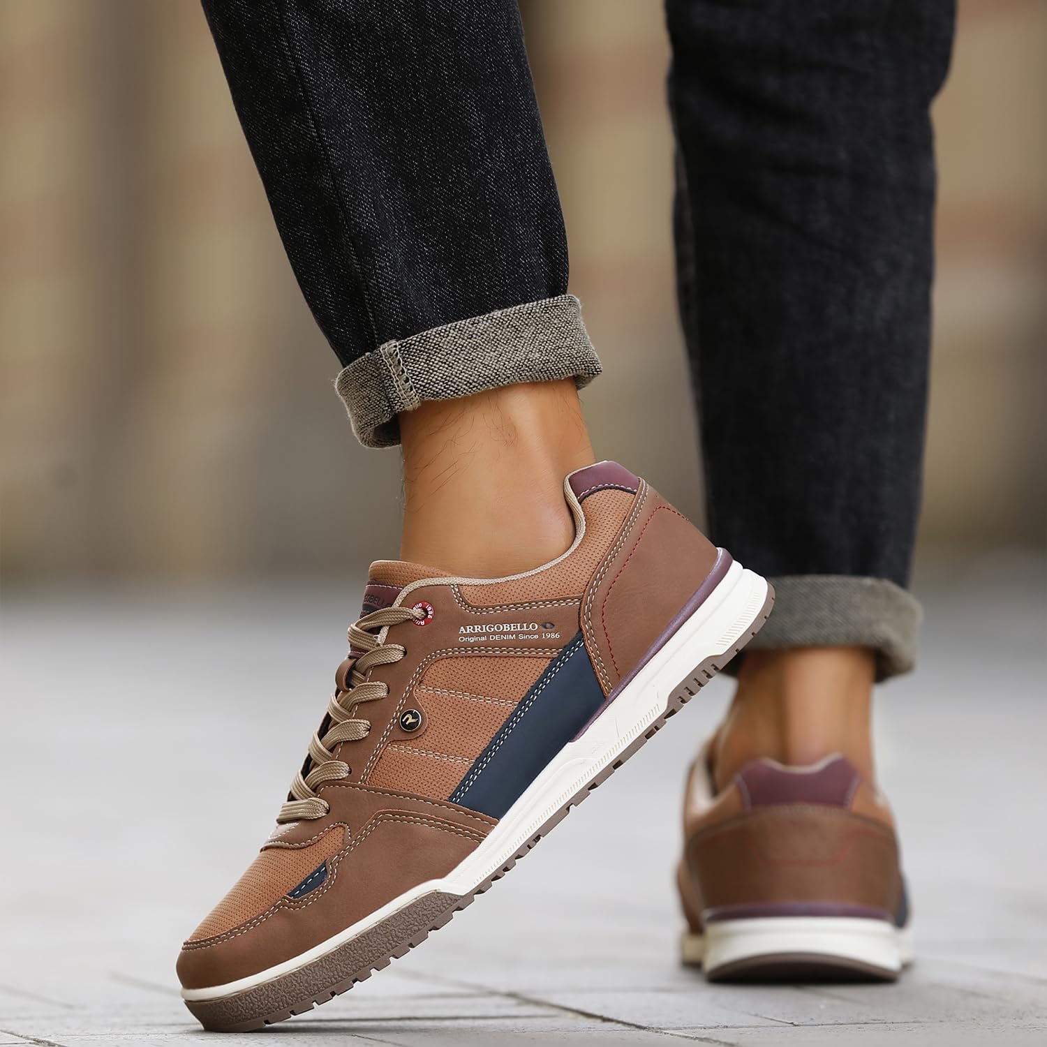 ARRIGO BELLO Schuhe Herren Sneaker Freizeitschuh Berufsschuhe Outdoor Leichtgewicht Walkingschuhe Sneakers Größe 41-46