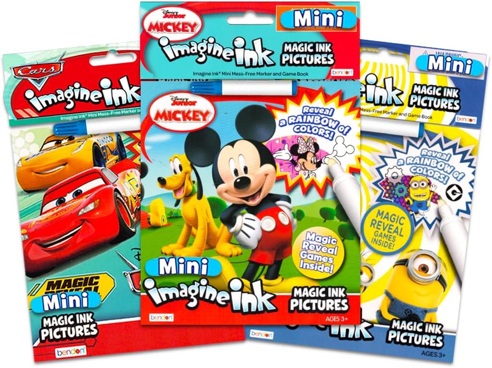 Jurassic World Coloring & Activity Book Set - Imagine Ink Mess Free With Stickers & Door Hanger