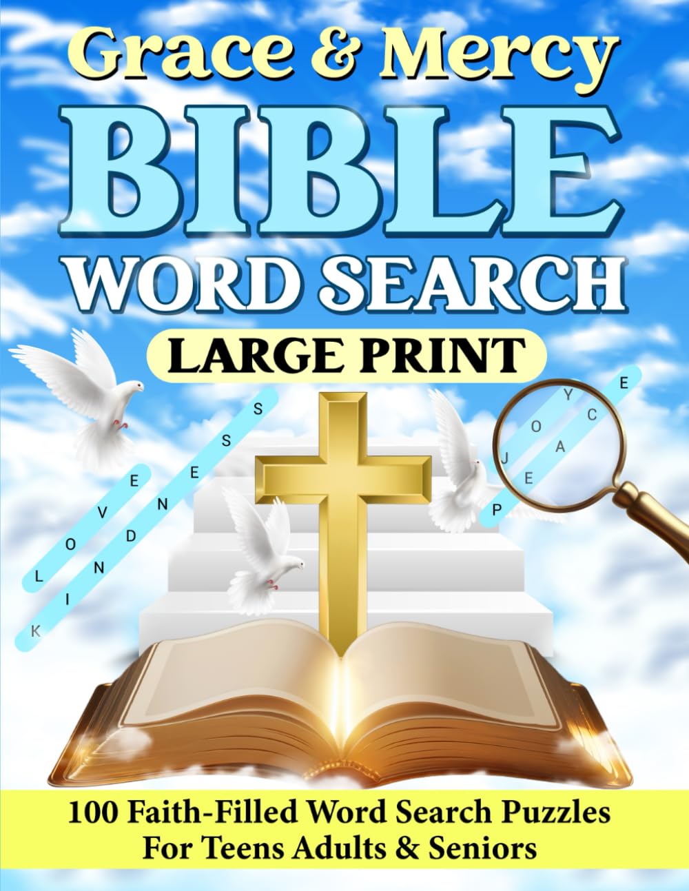 Grace and Mercy Bible word search large print: For teen adults and seniors