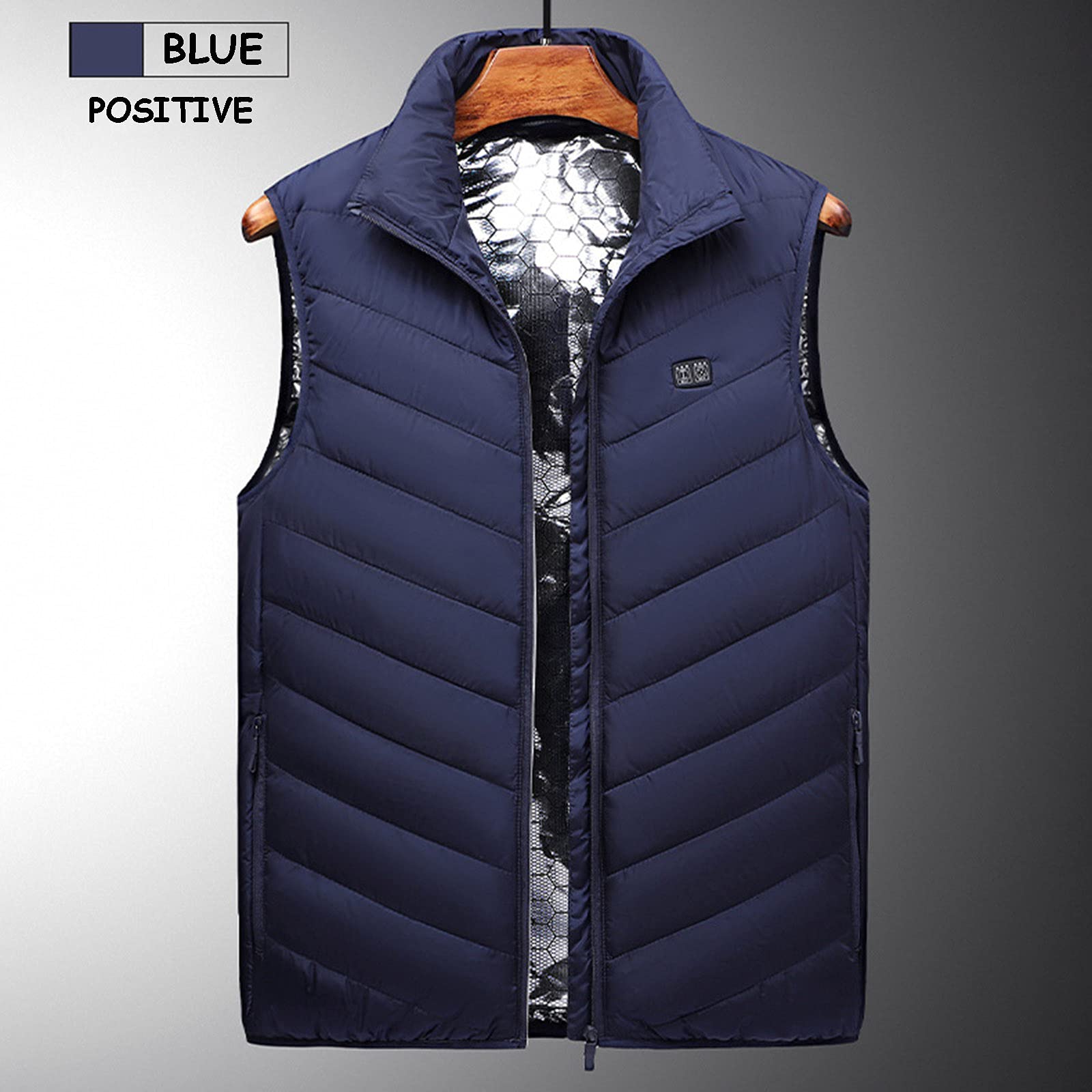 LJHH Gilet Chauffant Homme et Femmes Veste Chauffant Électrique Chargement USB Vêtements Chauds sans Manche Chauffés Intelligente Vest Lavable pour Ski Randonnée Homme Femme Gilet S-5XL