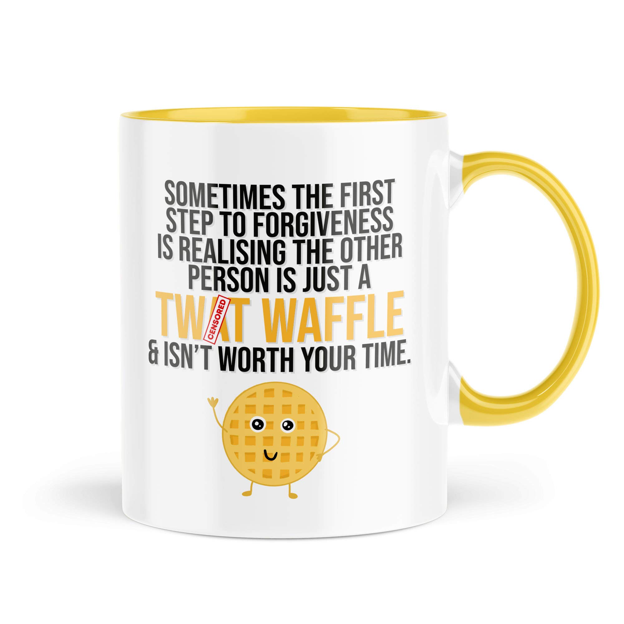 Funny Coffee Mugs | Mugs for Ladies Girls Men | Women's Men's Mugs | Twatwaffle Isn't Worth It Office Mug Comedy Work Banter Joke Mbh1331