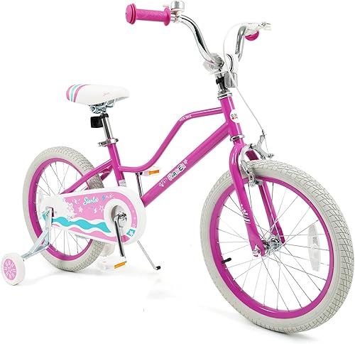 Miniatura 1 de BABY JOY Bicicleta para niñas, 12 pulgadas, 14 pulgadas, 16 pulgadas, 18 pulgadas, bicicleta para niños de 3 a 8 años con ruedas de entrenamiento,
