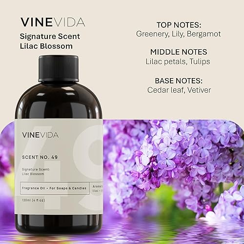 Miniatura 592 de VINEVIDA [4 onzas] Aceite de fragancia de madera de teca de caoba para fabricación de velas y fabricación de jabón, aromas de velas prémium para