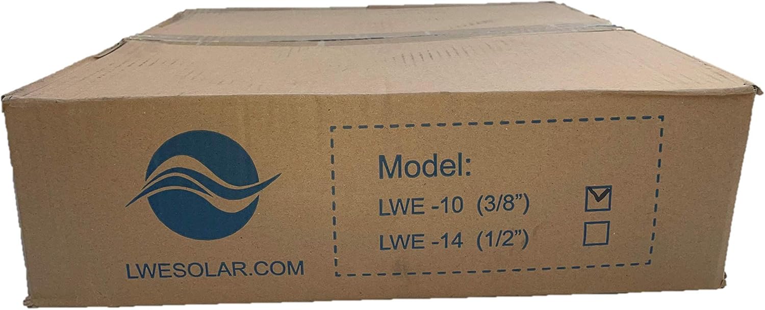 Self Sinking Weighted Air Hose - 3/8 Inch ID SBR Rubber - 100 Feet
